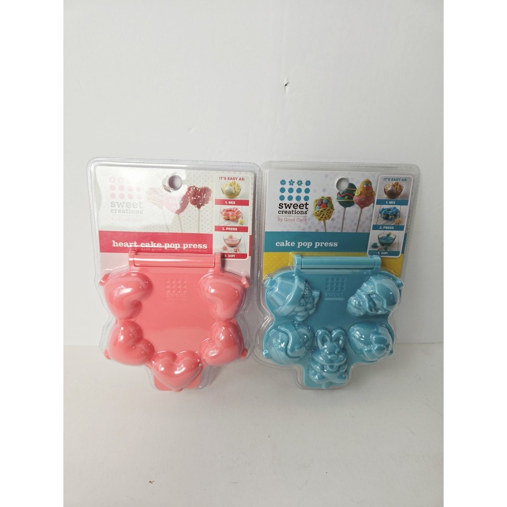 Sweet Creations by Good Cook Cake Pop molds Holiday Easter Valentines